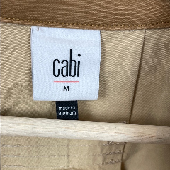 Cabi Mason Military Safari Explorer Women's M Tan Brown Button-Up Blazer Jacket - Picture 10 of 10